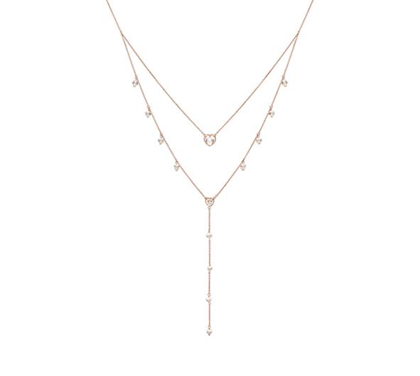 Collar En Forma De- Y «Corazón»